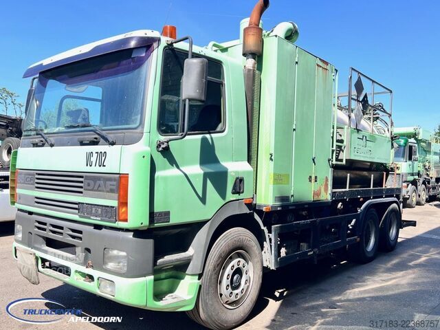 Siurbimo transporto priemonė DAF AS85XC Inox tank ADR, Euro 2, Reduction axle