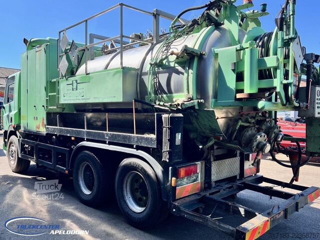 Siurbimo transporto priemonė DAF AS85XC Inox tank ADR, Euro 2, Reduction axle