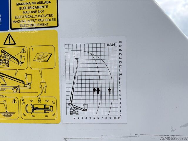 Kaldırma platformu Iveco DAILY 35S14 + MOVEX HOOGWERKER 16 METER + 25119...