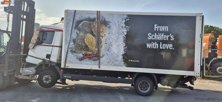 Fourgon isotherme frigorifique MAN TGL 8.160 4x2 Brotkoffer mit Kühlfach nicht fahrbereit ! nicht rollfähig