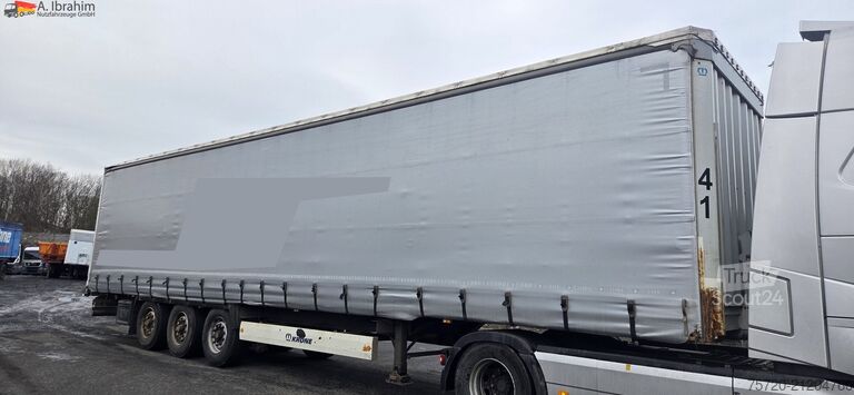 Brandalı açık yarı römork Krone SD Standard mit Bordwänden Liftachse