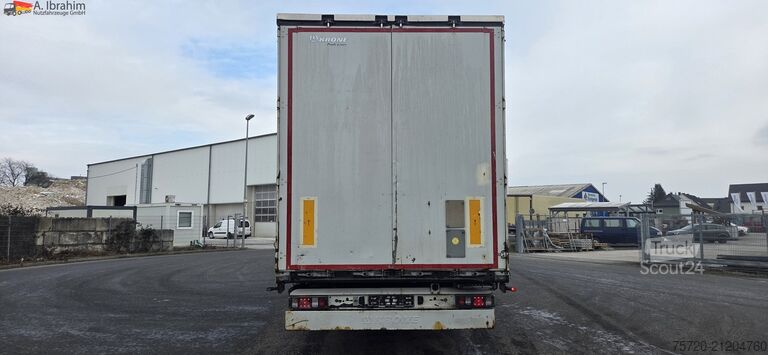 Brandalı açık yarı römork Krone SD Standard mit Bordwänden Liftachse