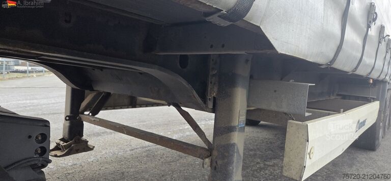 Brandalı açık yarı römork Krone SD Standard mit Bordwänden Liftachse