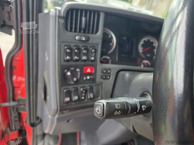 Valníkový nákladní automobil s plachtou SCANIA G410 Volumen, Edscha, Hubdach+Tandemhänger