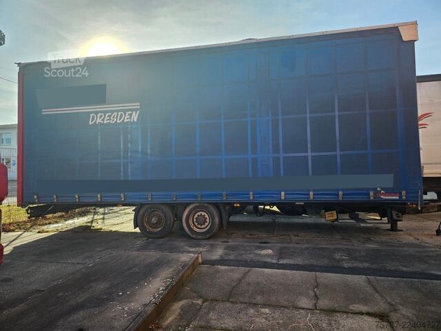 Valníkový nákladní automobil s plachtou SCANIA G410 Volumen, Edscha, Hubdach+Tandemhänger