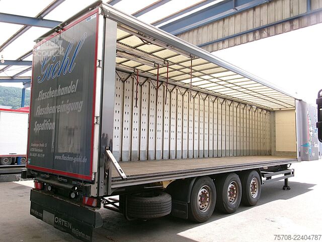 Öppen semitrailer med kapell ORTEN 3-Achs SafeServer*SAF*Lift*Edscha*zertifiziert