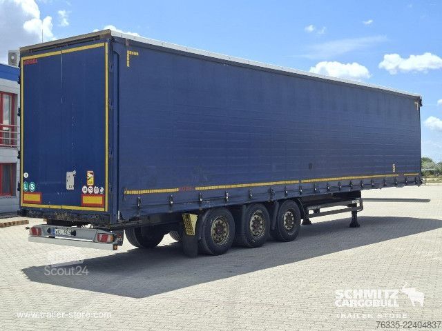 Atvira puspriekabė su tentu Kögel Curtainsider Mega