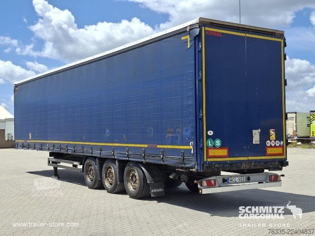 Atvira puspriekabė su tentu Kögel Curtainsider Mega