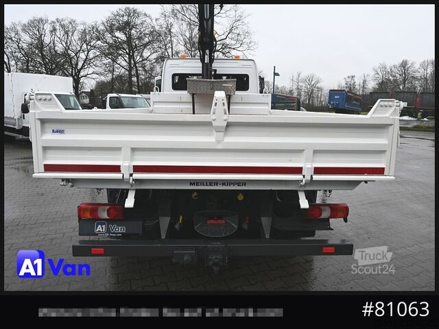 Customized van MERCEDES-BENZ Atego 823 Kipper Kran, Hiab, Klima, 2x AHK,Meiller
