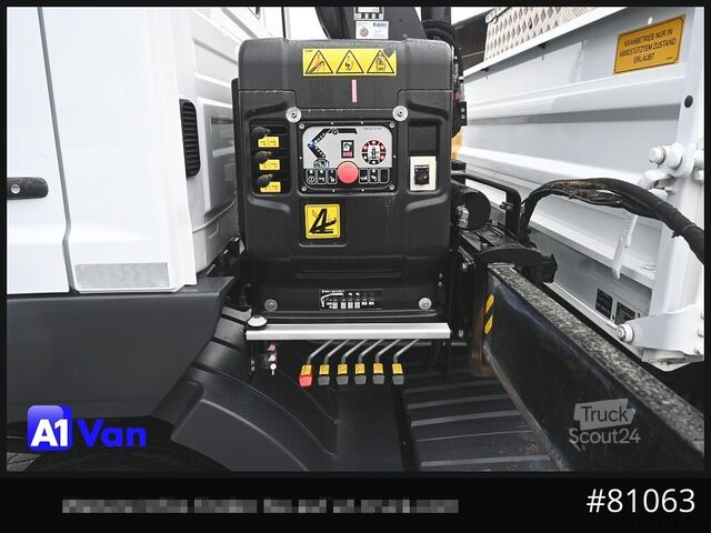 Customized van MERCEDES-BENZ Atego 823 Kipper Kran, Hiab, Klima, 2x AHK,Meiller