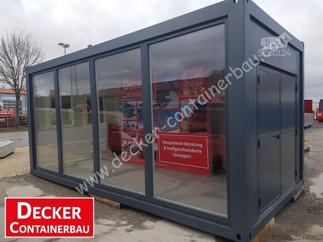 Container résidentiel Decker Containerbau Büro-, Ausstellungscontainer