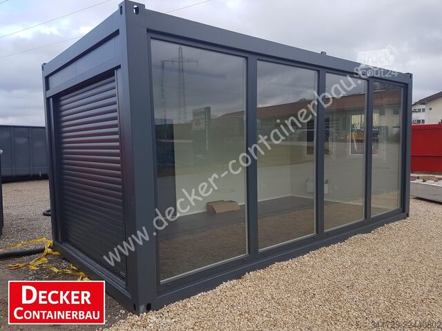 Container résidentiel Decker Containerbau Büro-, Ausstellungscontainer