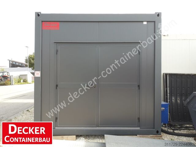 Container résidentiel Decker Containerbau Büro-, Ausstellungscontainer