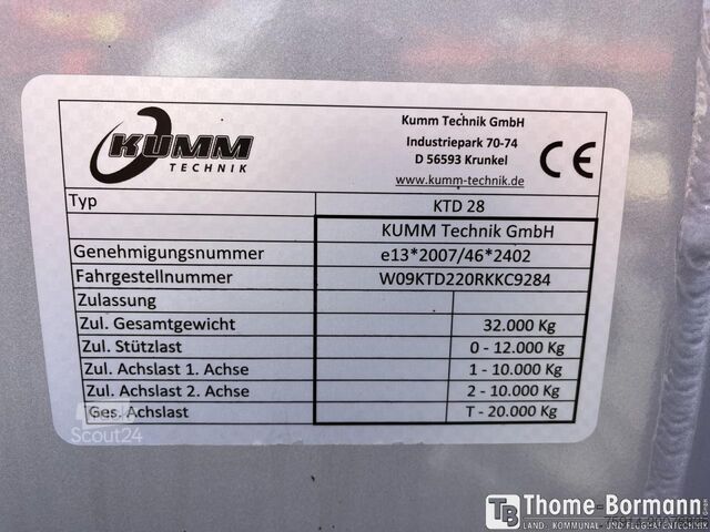 Βυτιοφόρο φορτηγό Kumm KTD 28