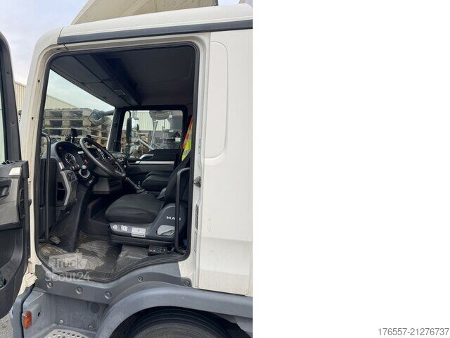 Camion bâché MAN TGL 8.180 BL Pritsche Plane LBW Euro 6