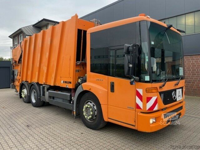 Garbage truck Mercedes-Benz 2633 6x2 R Econic Faun VarioPress 522