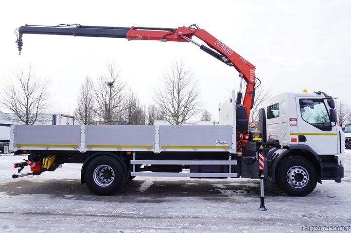 Burtowy z HDS Renault RENAULT C280 DTI 8 / FASSI crane 8 m