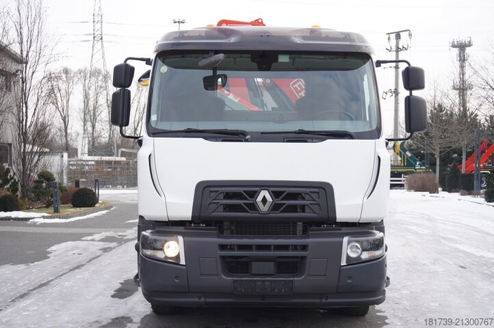 Burtowy z HDS Renault RENAULT C280 DTI 8 / FASSI crane 8 m