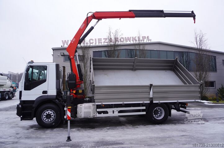 Basculant trilateral Iveco Stralis 19.310 E6 4x2 / Fassi F155A.0.22