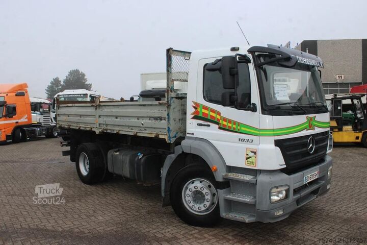 Kipper Mercedes-Benz Axor 1833 + tipper + manual