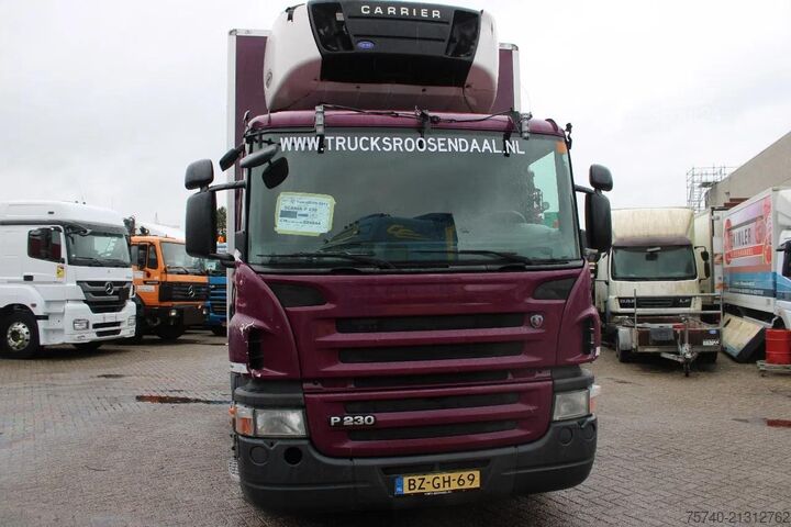 Transport chłodniczy/mrożony Scania P230 + CARRIER + euro 5