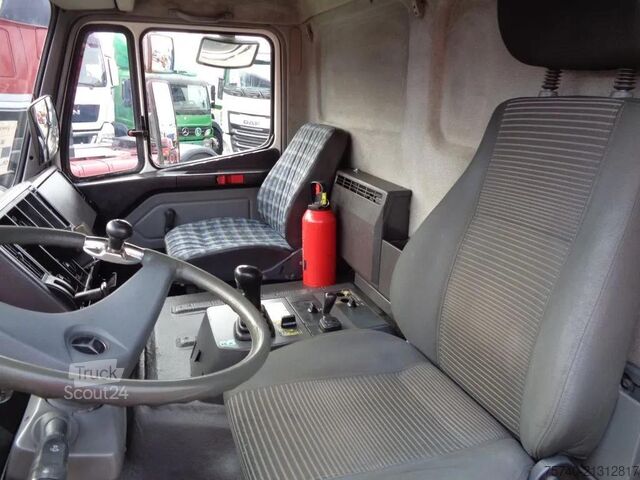 Containertransport (kabelsysteem) Mercedes-Benz SK 2433 Semi-Auto + PTO + Serie 14 Crane + 3 pe...