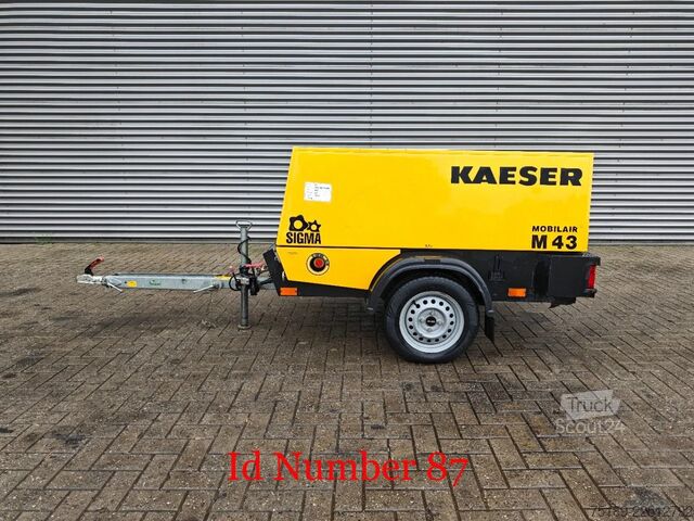 Kølemiddelkompressor Kaeser M43 7 Bar 2 pieces German registration papers!