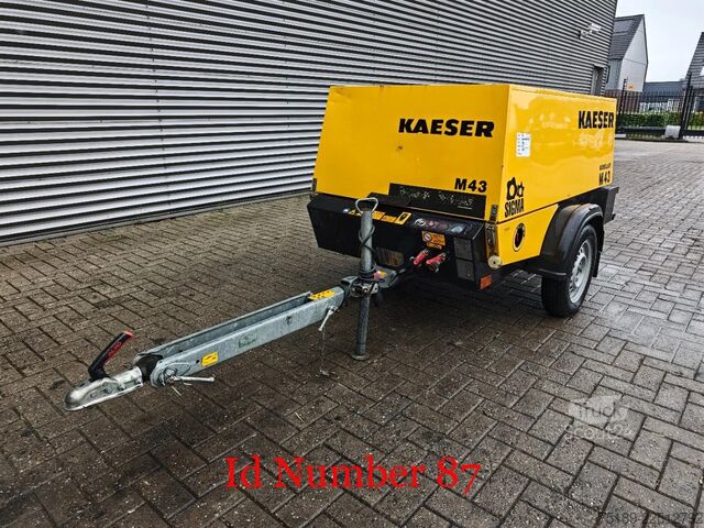 Kølemiddelkompressor Kaeser M43 7 Bar 2 pieces German registration papers!