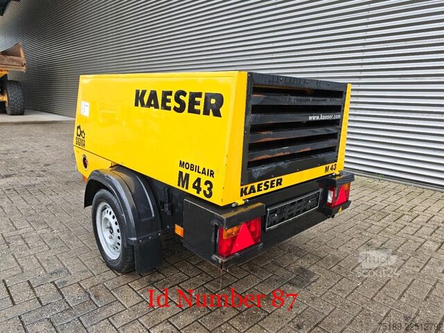 Kølemiddelkompressor Kaeser M43 7 Bar 2 pieces German registration papers!