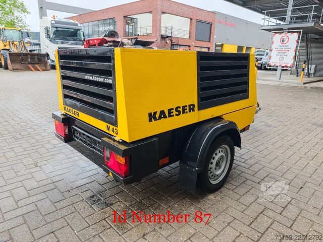 Kølemiddelkompressor Kaeser M43 7 Bar 2 pieces German registration papers!