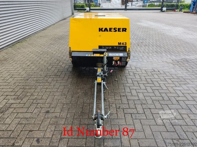 Kølemiddelkompressor Kaeser M43 7 Bar 2 pieces German registration papers!