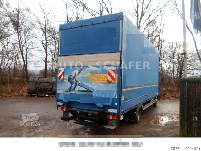 Transportador con plataforma y toldo MERCEDES-BENZ 818 L/ 7.2 m/ LBW