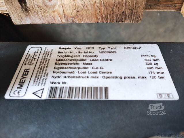 Dakšu pozicionētāji Meyer 6-2510G-Z