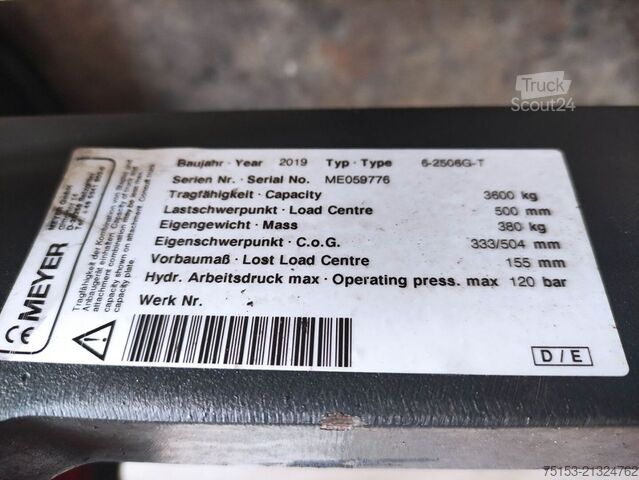 Dakšu pozicionētāji Meyer 6-2506G-T