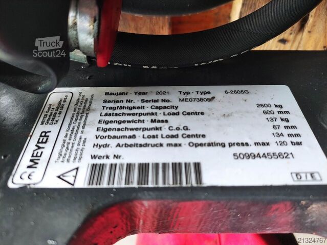 Dakšu pozicionētāji Meyer 6-2605G