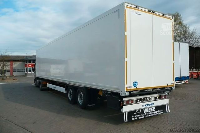 Kofferauflieger KRONE 2-Achs Koffer-Sattelauflieger mit Iso Dach