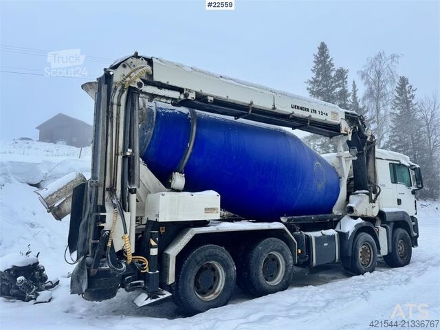 Blender MAN TGS 35.480 8x4 Conveyor Belt Truck – Liebherr Body