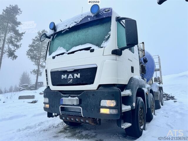 Blender MAN TGS 35.480 8x4 Conveyor Belt Truck – Liebherr Body