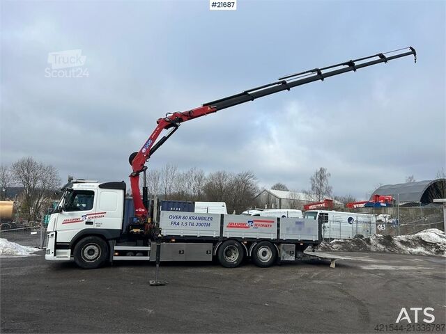 Krano sunkvežimis Volvo FM450 Crane Truck w/ 21 t/m HMF crane and Lift. 19