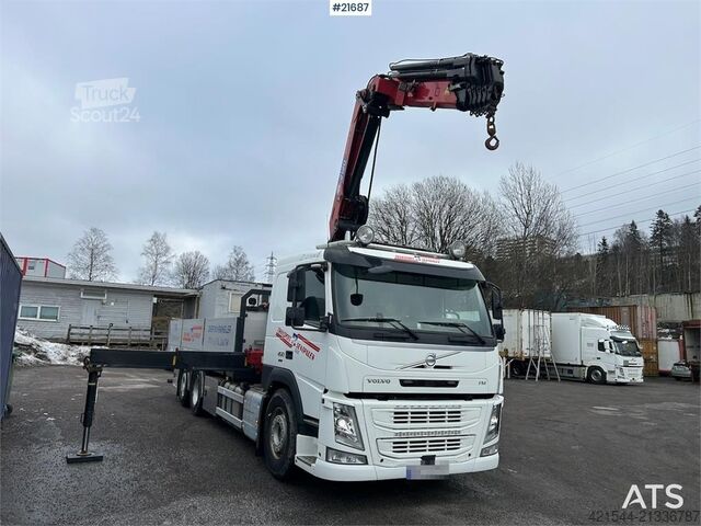 Krano sunkvežimis Volvo FM450 Crane Truck w/ 21 t/m HMF crane and Lift. 19