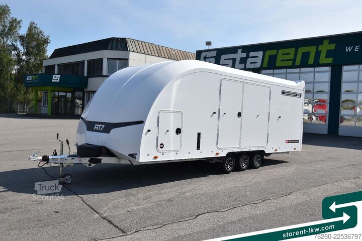 Remorcă transport auto BRIAN JAMES TRAILERS Race Transporter 7 Seilwinde Solar Kamera