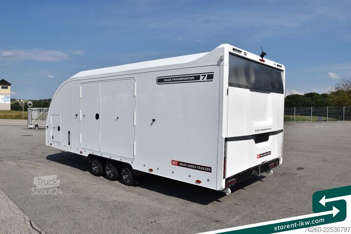 Remorcă transport auto BRIAN JAMES TRAILERS Race Transporter 7 Seilwinde Solar Kamera