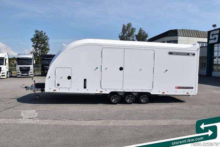 Remorcă transport auto BRIAN JAMES TRAILERS Race Transporter 7 Seilwinde Solar Kamera