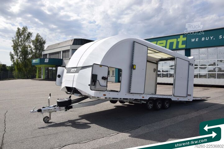 Prikolica za prevoz automobila BRIAN JAMES TRAILERS Race Transporter 7 extra Hoch Solar Kamera