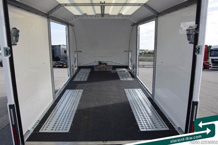 Prikolica za prevoz automobila BRIAN JAMES TRAILERS Race Transporter 7 extra Hoch Solar Kamera