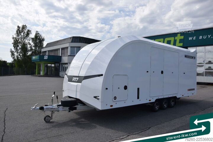 Prikolica za prevoz automobila BRIAN JAMES TRAILERS Race Transporter 7 extra Hoch Solar Kamera