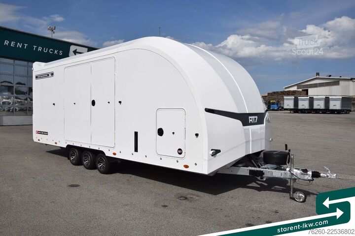 Prikolica za prevoz automobila BRIAN JAMES TRAILERS Race Transporter 7 extra Hoch Solar Kamera