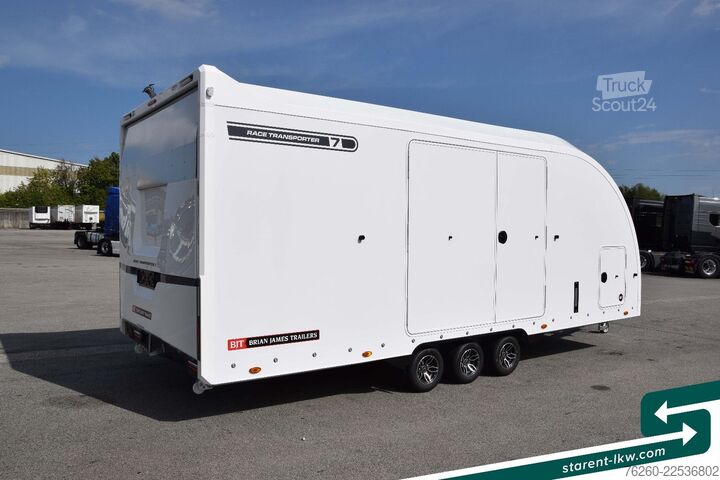 Prikolica za prevoz automobila BRIAN JAMES TRAILERS Race Transporter 7 extra Hoch Solar Kamera