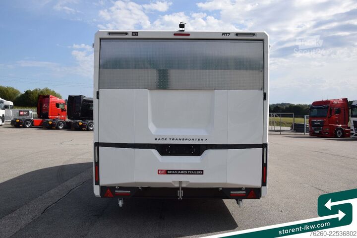 Prikolica za prevoz automobila BRIAN JAMES TRAILERS Race Transporter 7 extra Hoch Solar Kamera