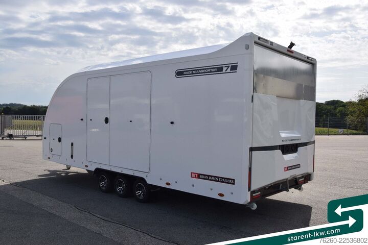 Prikolica za prevoz automobila BRIAN JAMES TRAILERS Race Transporter 7 extra Hoch Solar Kamera
